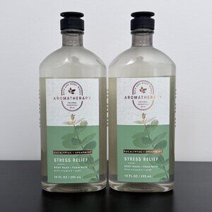 Bath & Body Works Eucalyptus Spearmint Body Wash & Foam Bath (Set of 2)